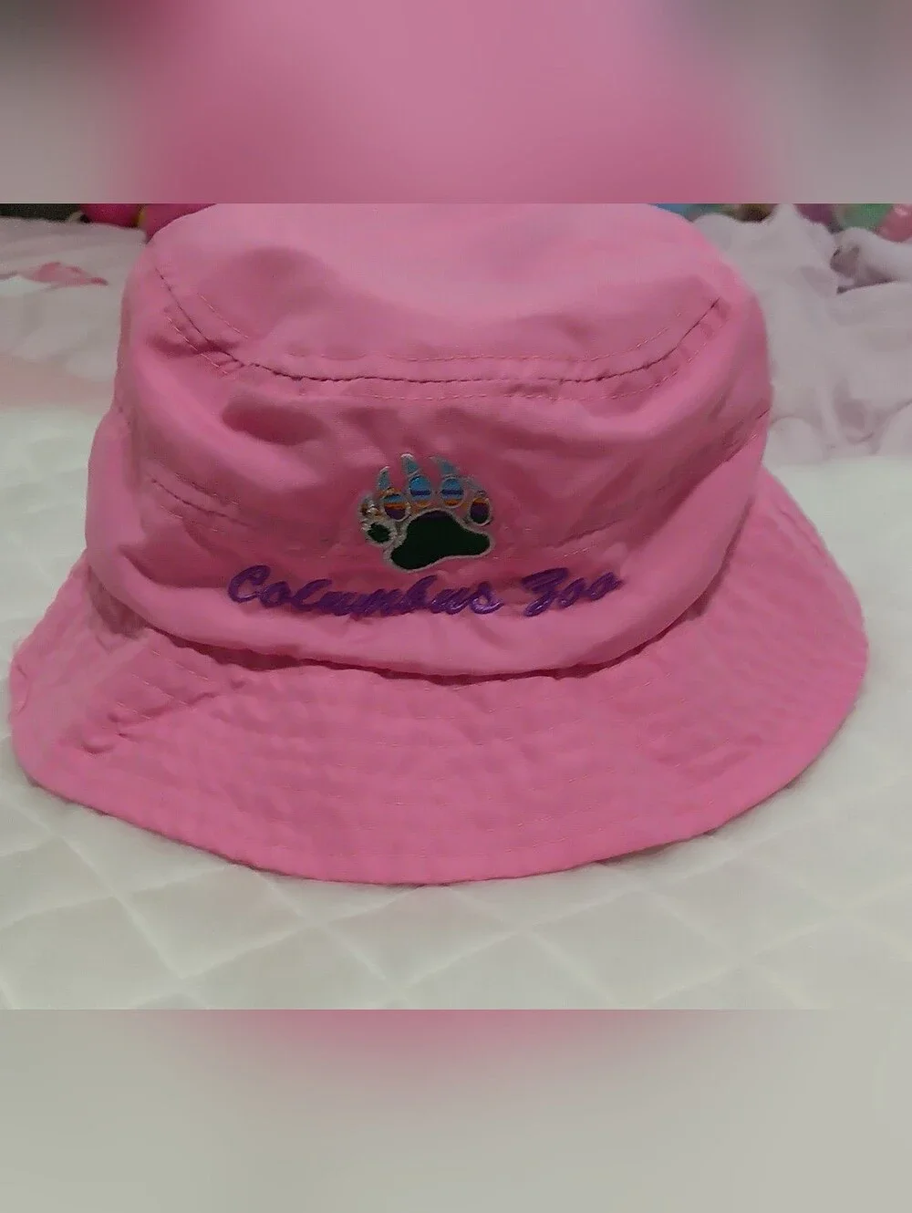 Pink Kids Bucket Hat